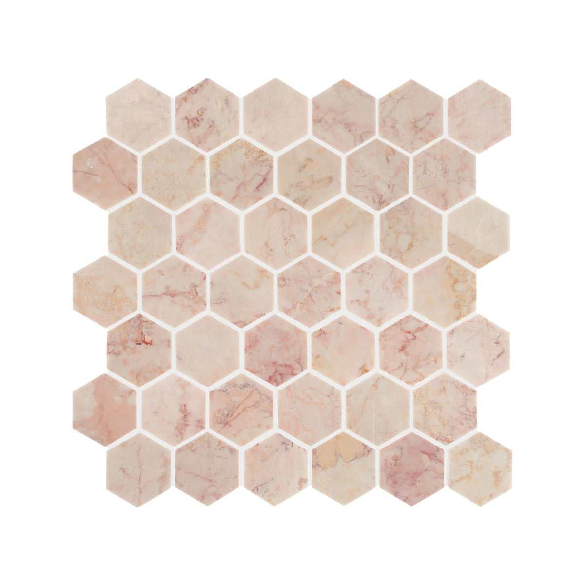 Aegean Large Hexagon Mosaic 29.5x30.5cm