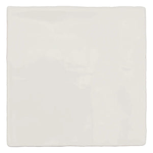 Cornish White Plain Glazed 15x15cm