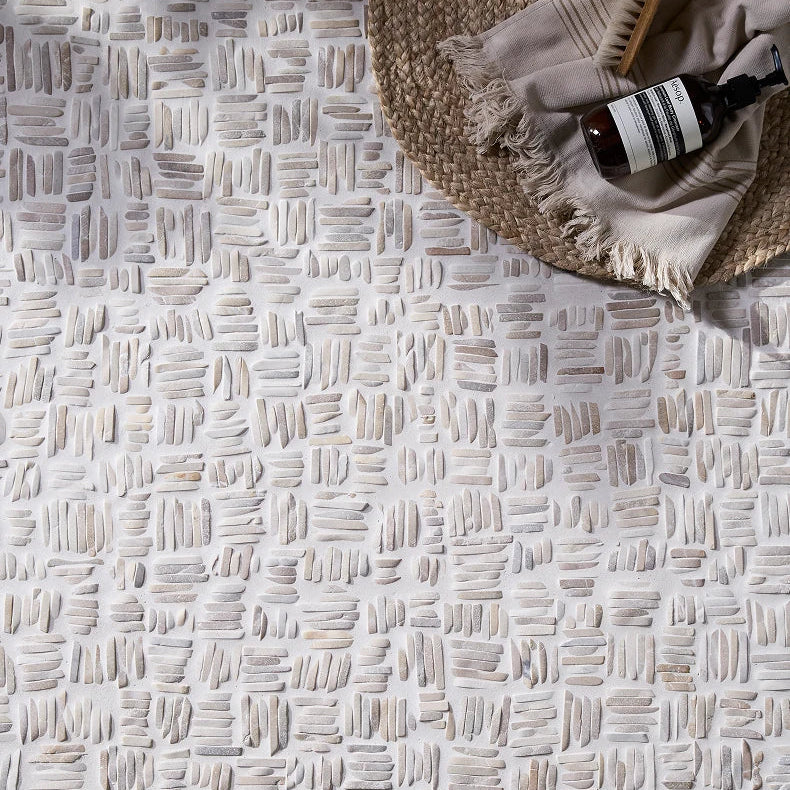 Enso Organic Basketweave Mosaic 32x32cm