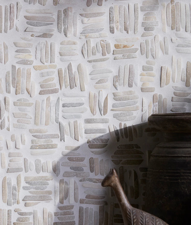 Enso Organic Basketweave Mosaic 32x32cm