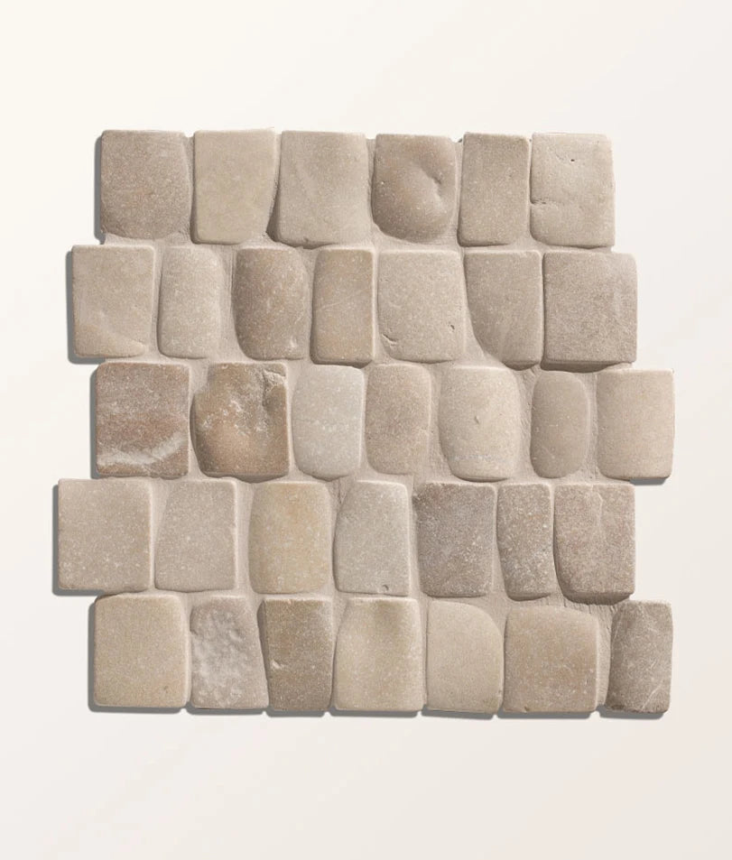 Enso Cobble Strip Sand Mosaic 30x32cm
