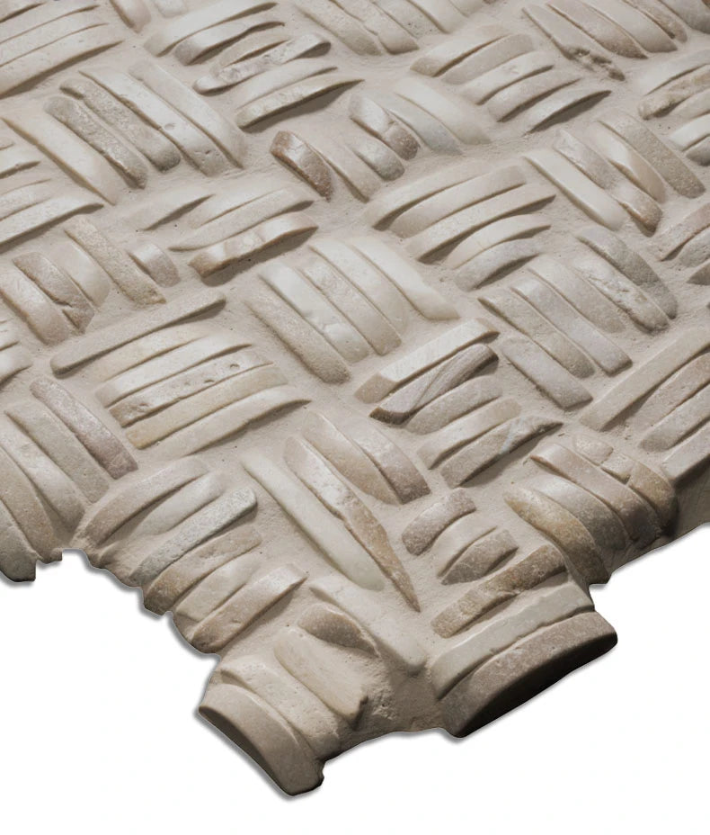 Enso Organic Basketweave Mosaic 32x32cm