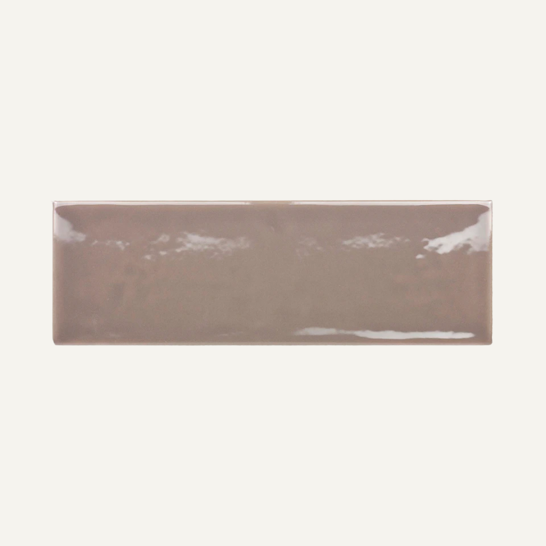 Aria Dark Brown Gloss 10x30cm