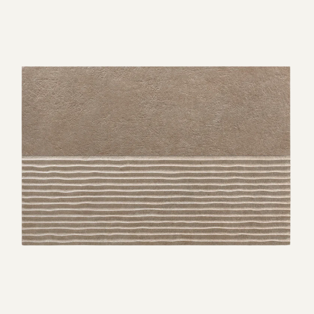 Light Stone Taupe Score Wall 30x90cm