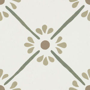 Florette Petal Green 22.3x22.3cm