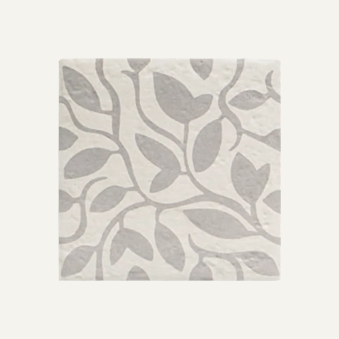 Tahoe Grey Botanical 20x20cm