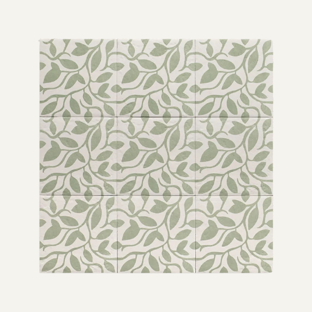 Tahoe Green Botanical 20x20cm