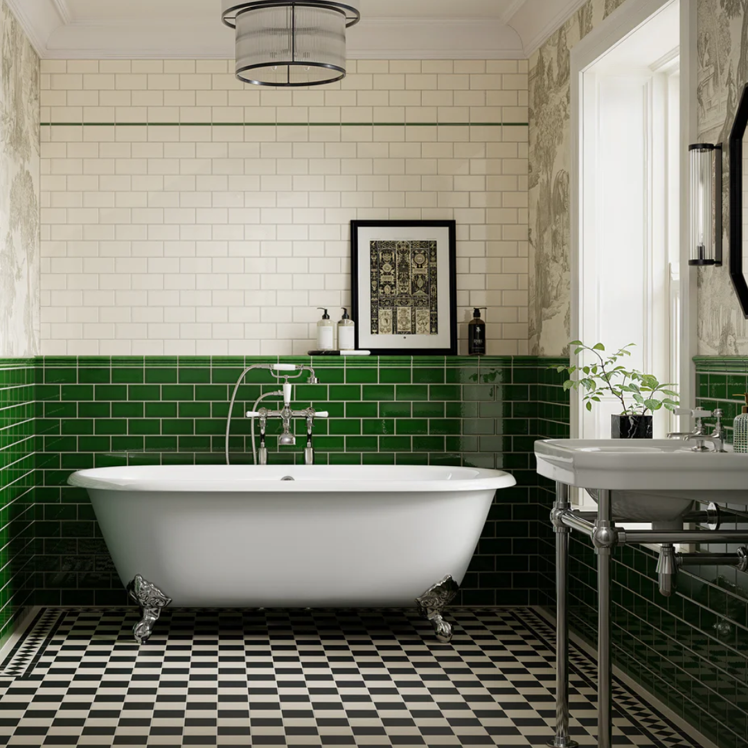 Windsor Balmoral Green 7.5x15cm