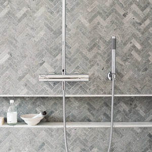 Hampton Bays Herringbone Marble Mosaic 33.2x33.5cm