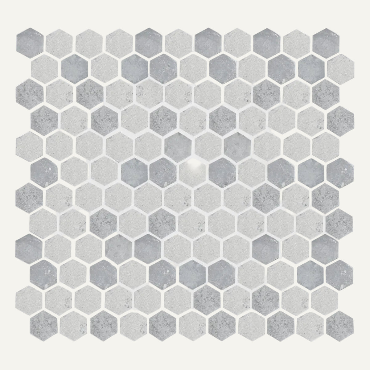 Hampton Bays Hexagon Marble Mosaic 29x30.8cm