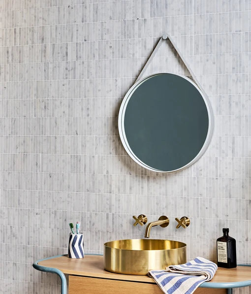 Long Island Bamboo Marble Mosaic 30.5x30.5cm