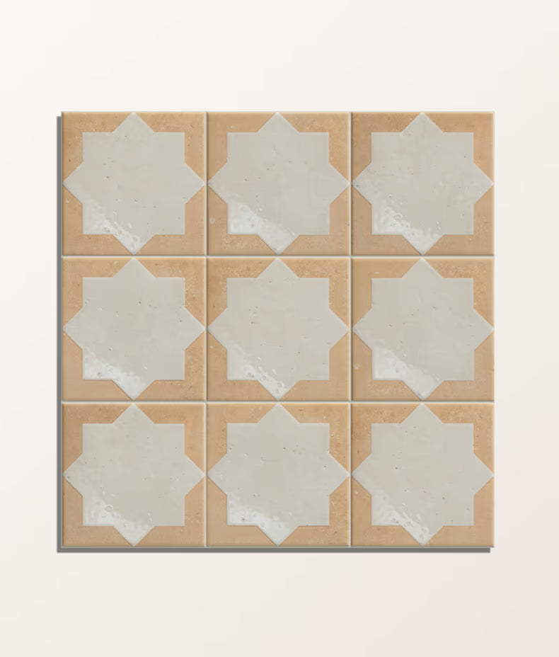 Menara White Star 15x15cm