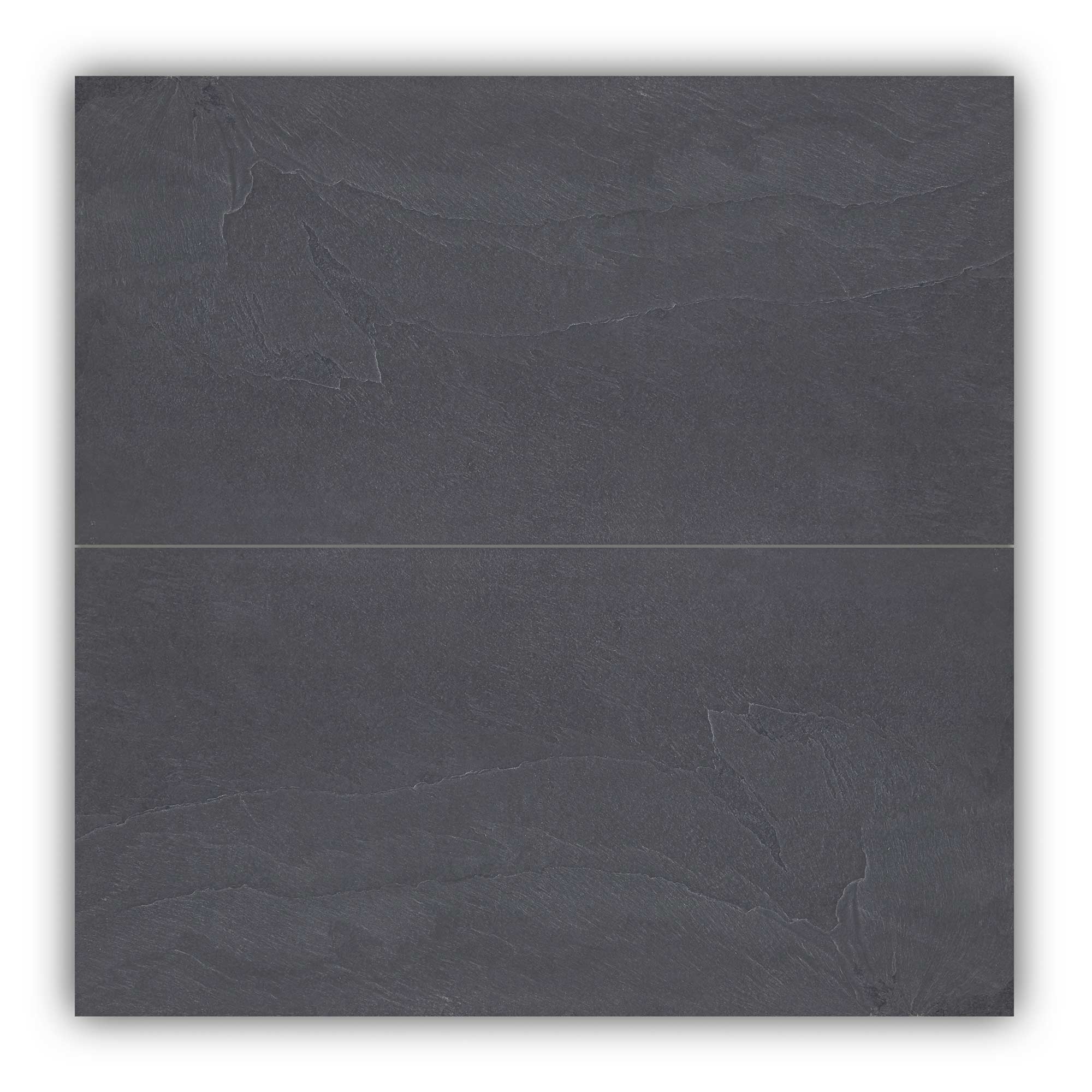 Urban Slate Black Riven 20x40cm