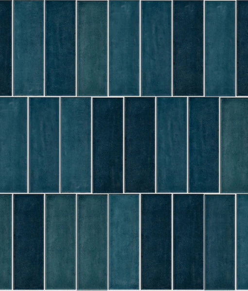 Petite Porcelain Gloss Blue 5x15cm