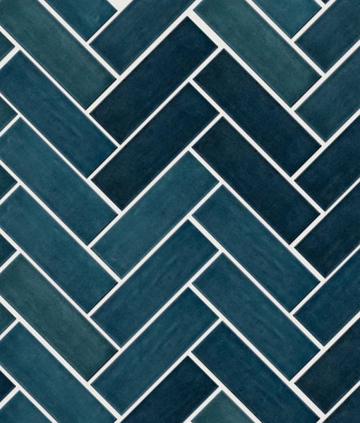 Petite Porcelain Gloss Blue 5x15cm