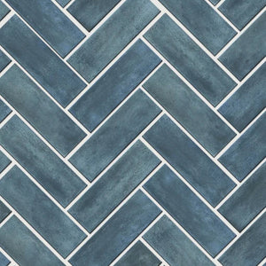 Petite Porcelain Matt Blue 5x15cm