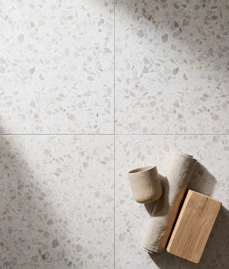 Rialto Blanc Porcelain Terrazzo 60x60cm