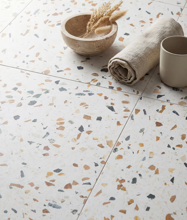 Rialto Cognac Porcelain Terrazzo 60x60cm
