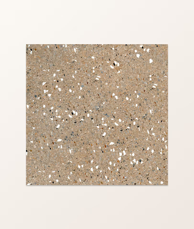 Rialto Taupe Porcelain Terrazzo 60x60cm