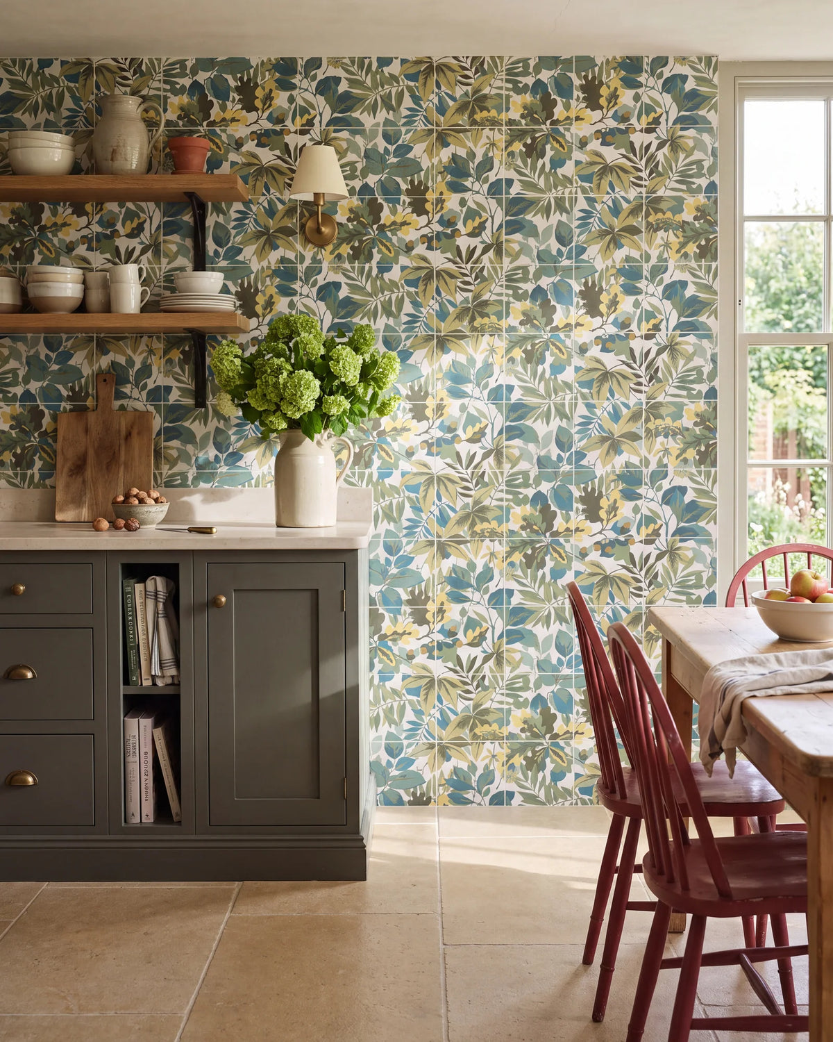 Robin's Wood Sage Mural -Sanderson