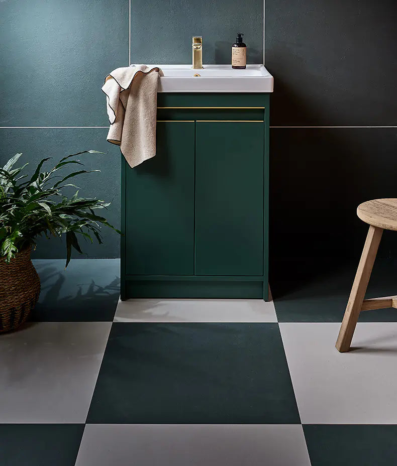 Stucco Textured Green 60x60cm