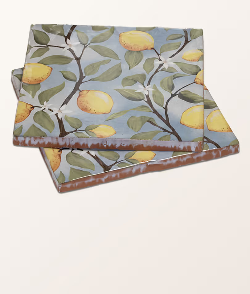 Nonna's Kitchen Sorrento Azzuro 13x13cm