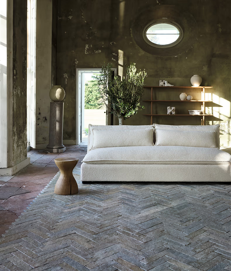 Trusloe Limestone Seasoned Parquet 7x30cm