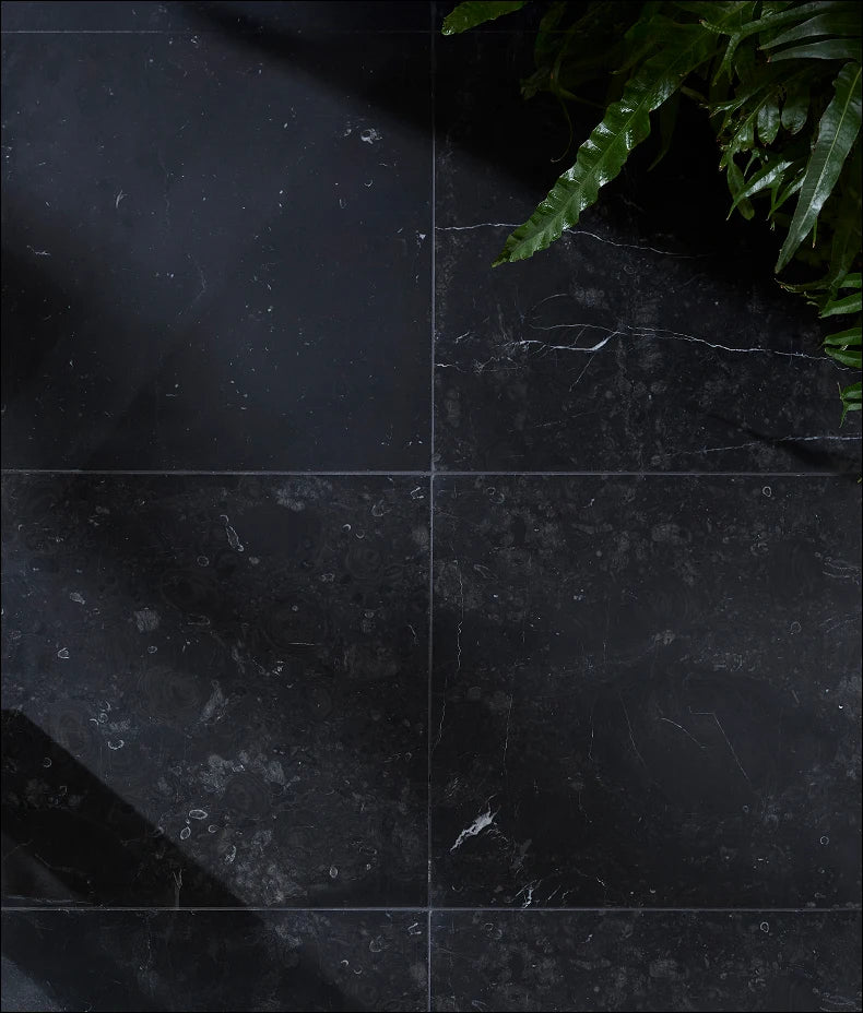 Versailles Honed Noir Marble 45.7x45.7cm