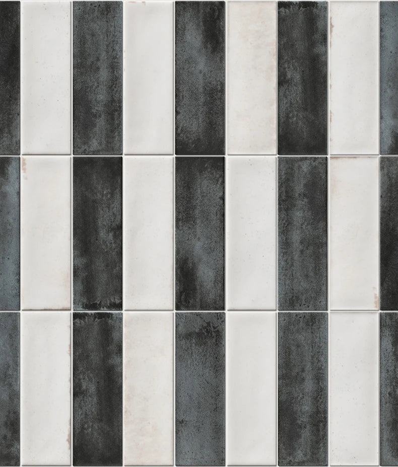 Petite Porcelain Matt Graphite 5x15cm