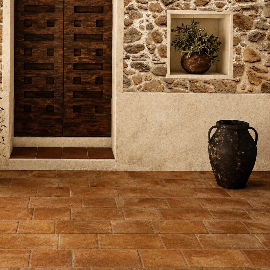 Rafe Terracotta Modular 30x30cm