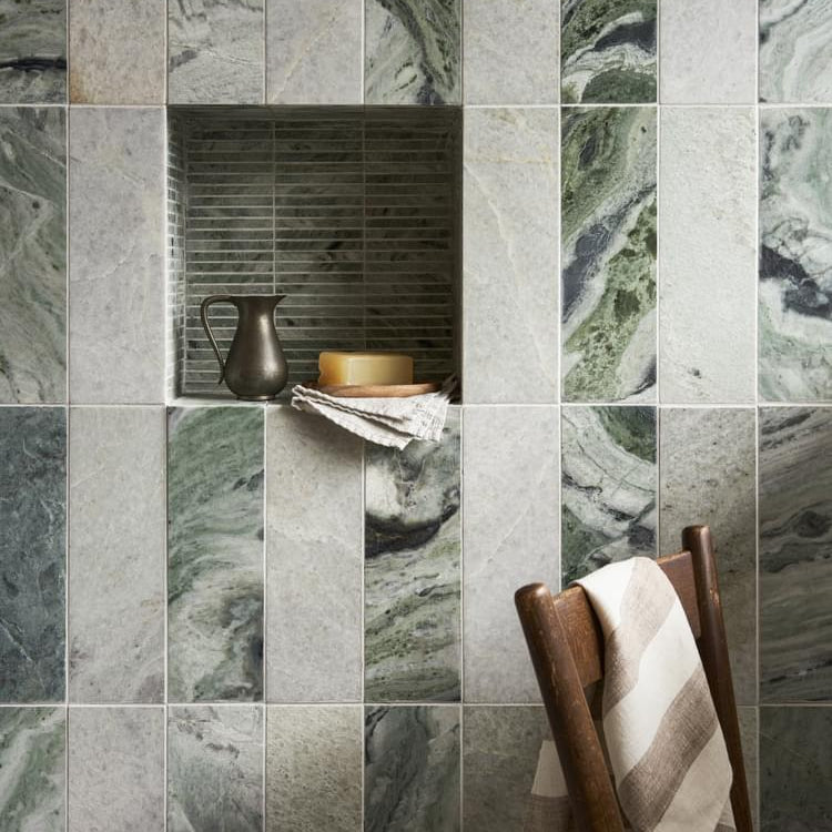 Seaspray Green Marble 9.9x30.5cm