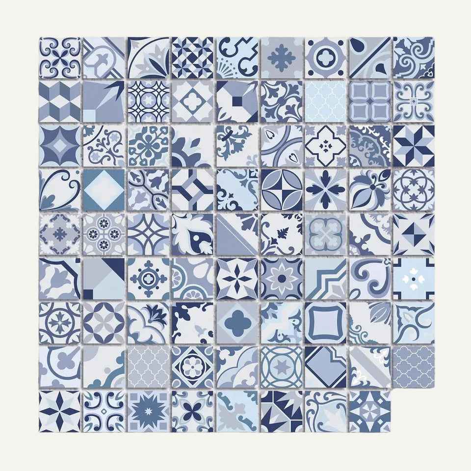 Lumier Pattern Blue 16.5x16.5cm