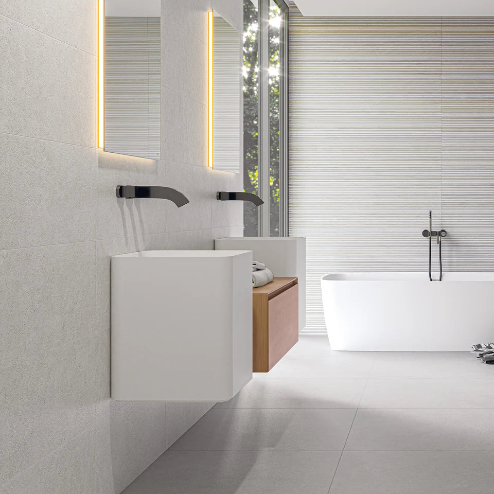 Borneo White Wall 30x75cm
