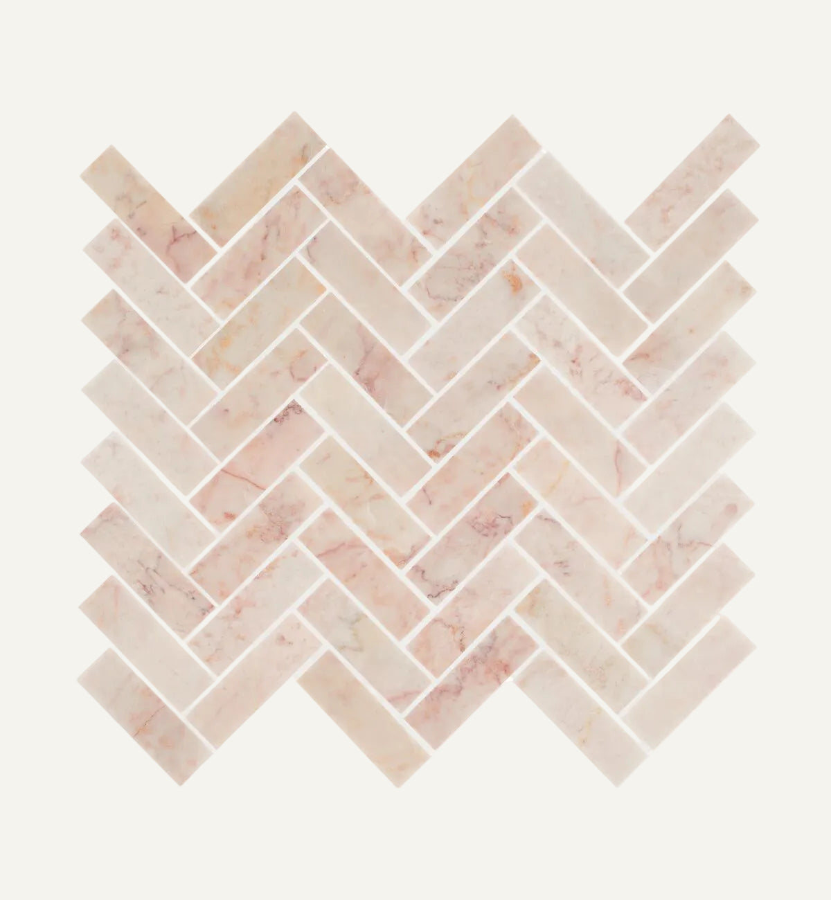 Aegean Herringbone Mosaic 30.5x30.5cm