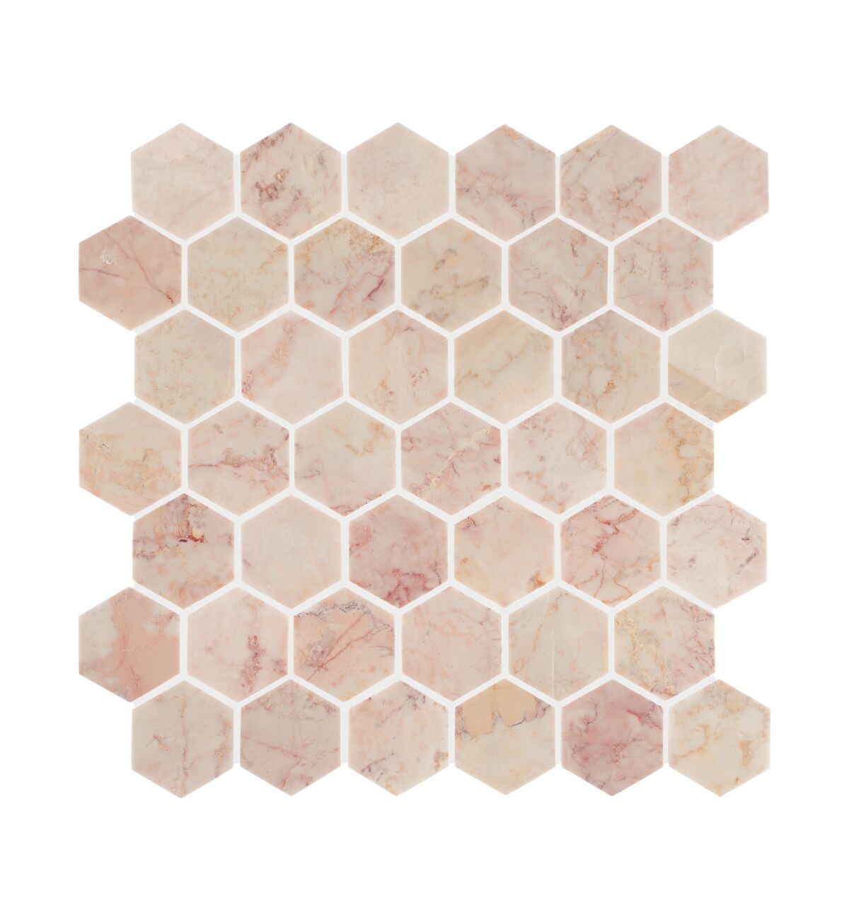 Aegean Large Hexagon Mosaic 29.5x30.5cm
