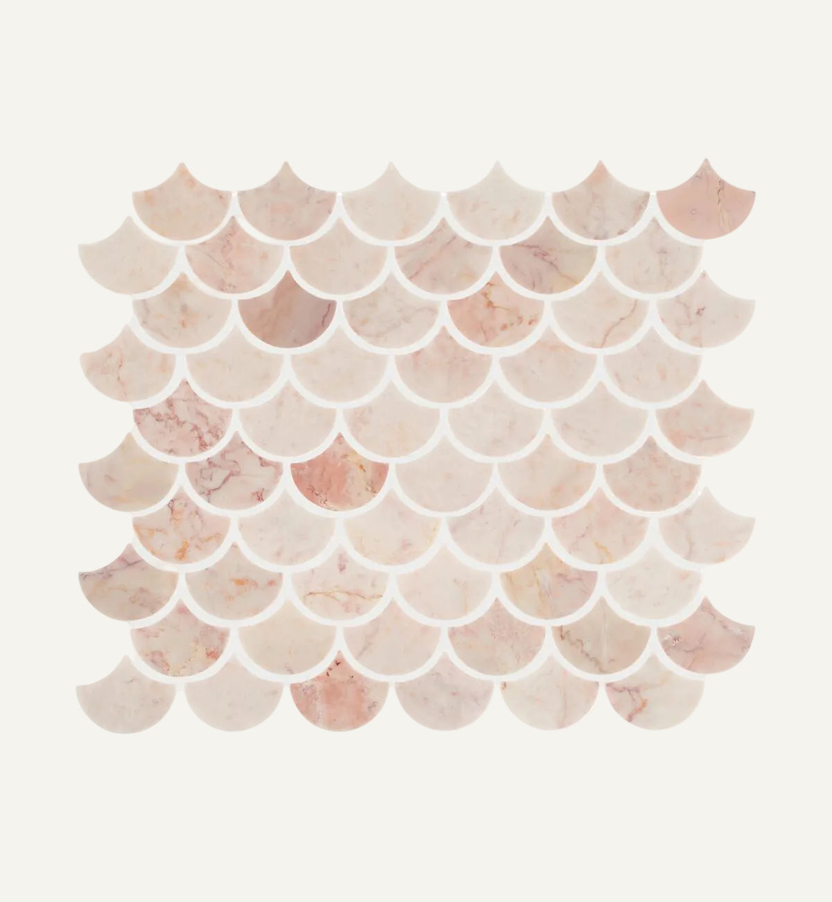 Aegean Scallop Mosaic 29.7x25.7cm
