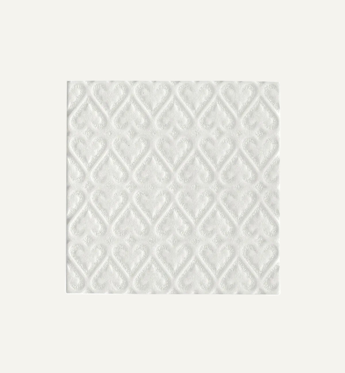 Alhambra White Crackle Decor Two 15x15cm