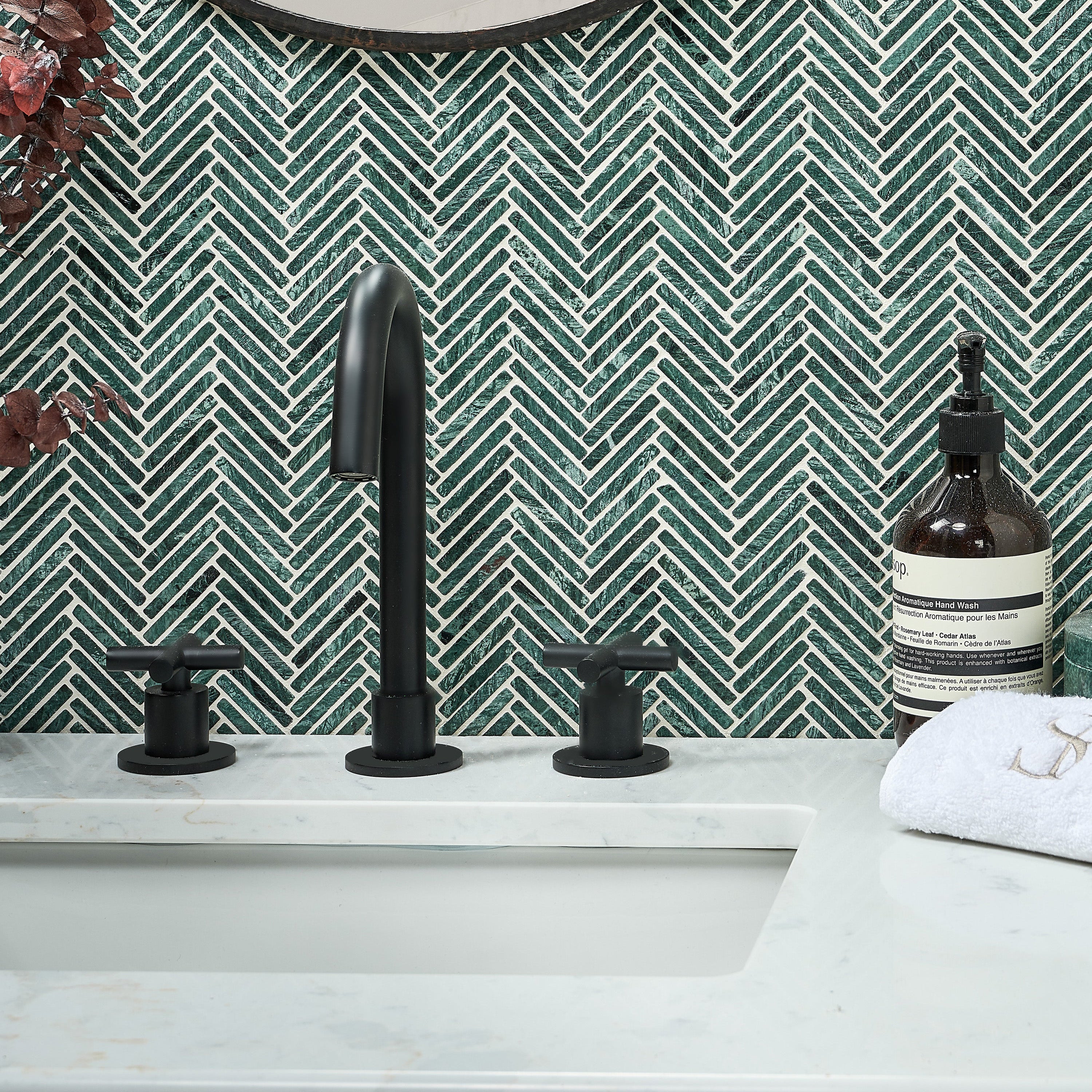 Athens Amazon Marble Mosaic 29.2x30.2cm