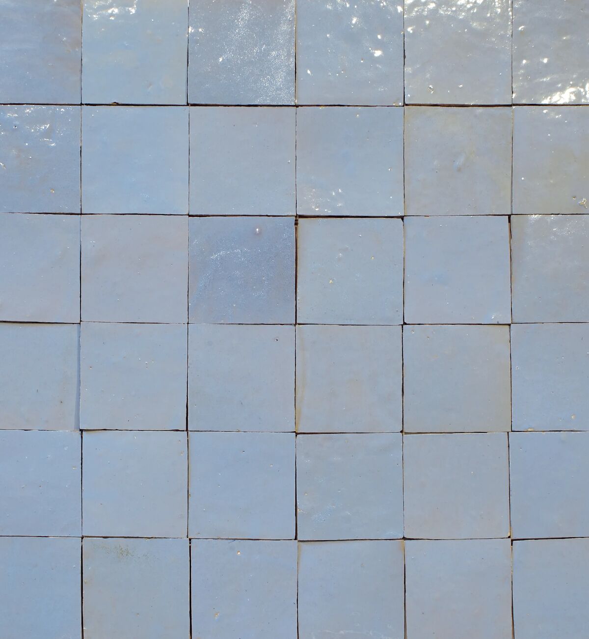 Medina Cornflower Blue Square Zellige 10x10cm
