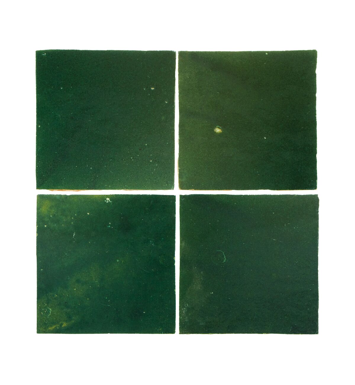 Medina Moss Green Square Zellige 10x10cm