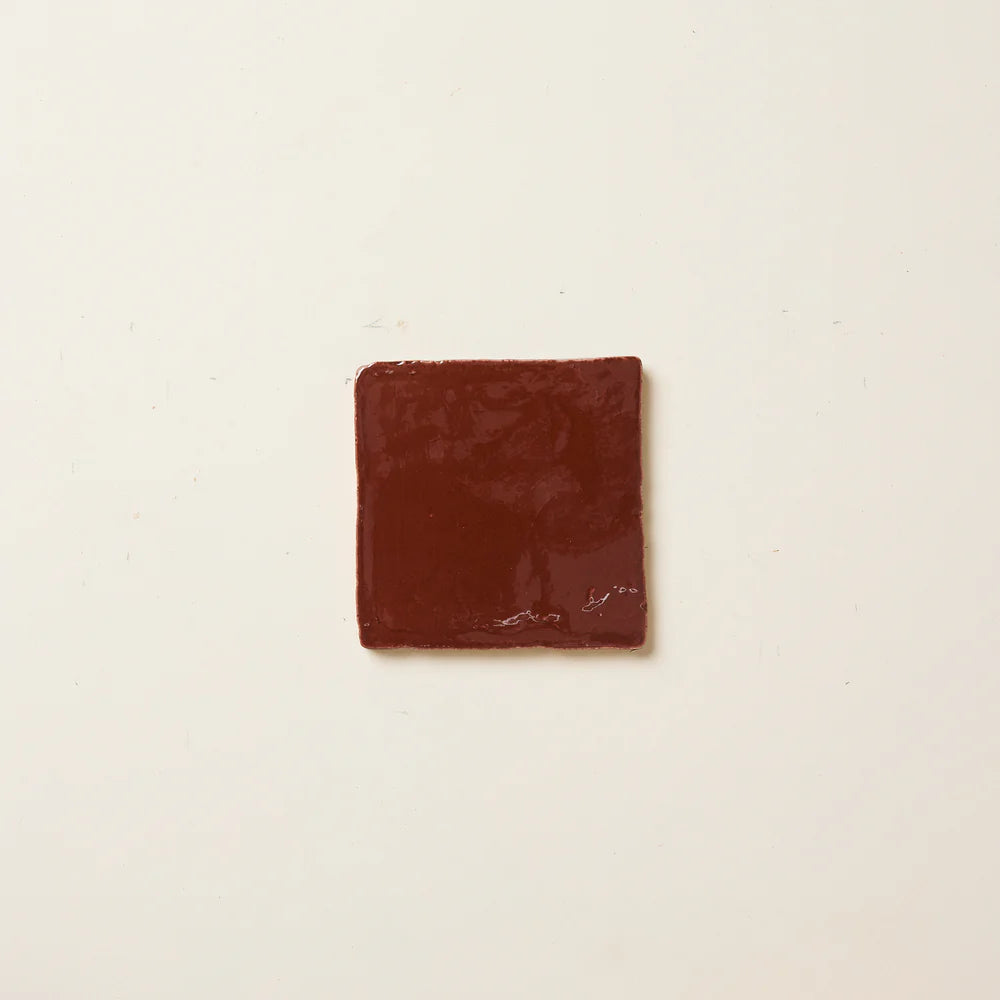 Rediscovered Crimson Glazed Plain 11x11cm