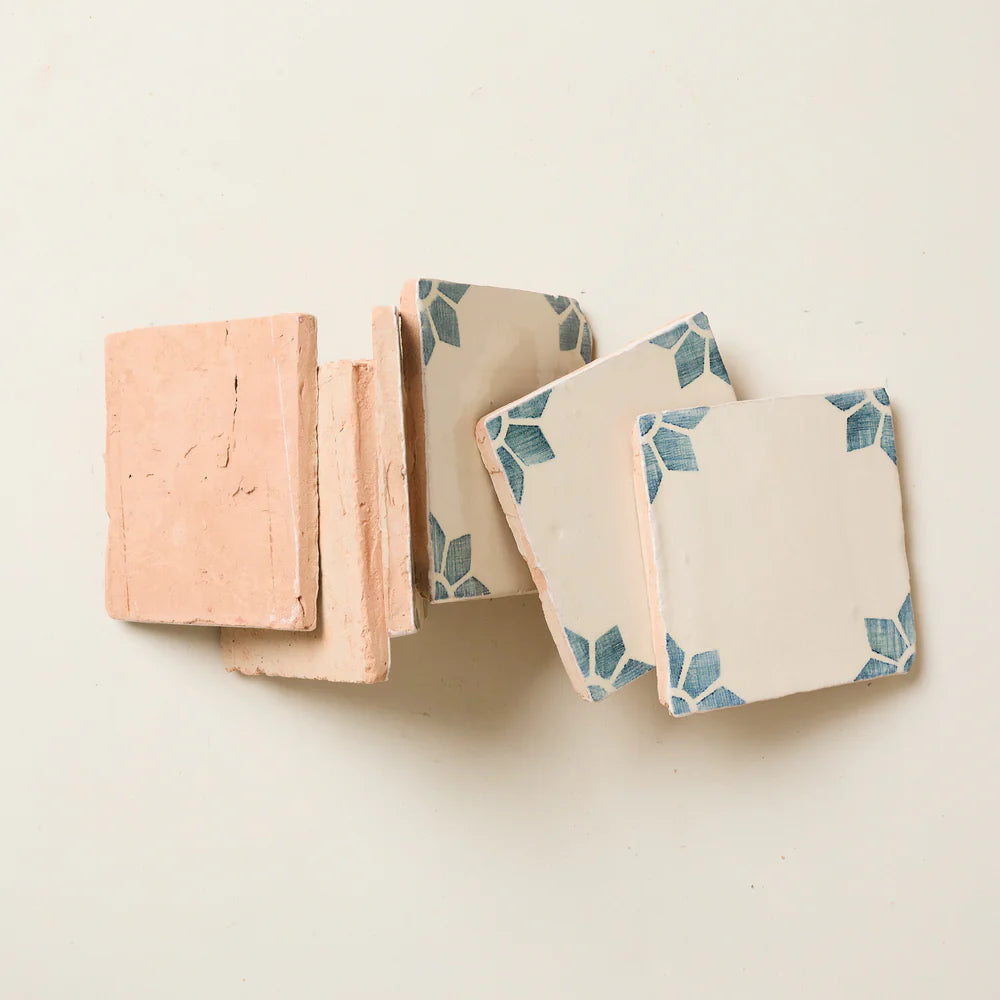 Rediscovered Navy Petalo Glazed 11x11cm