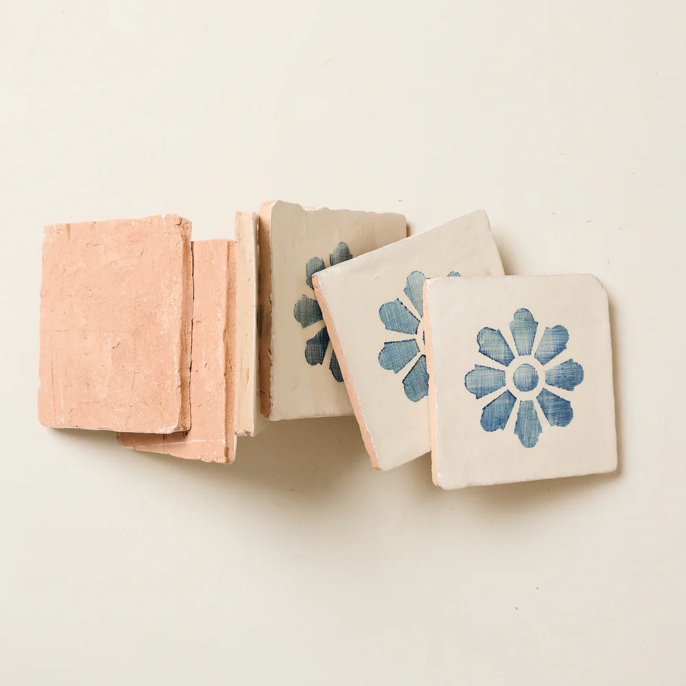 Rediscovered Navy Clavel Glazed 11x11cm