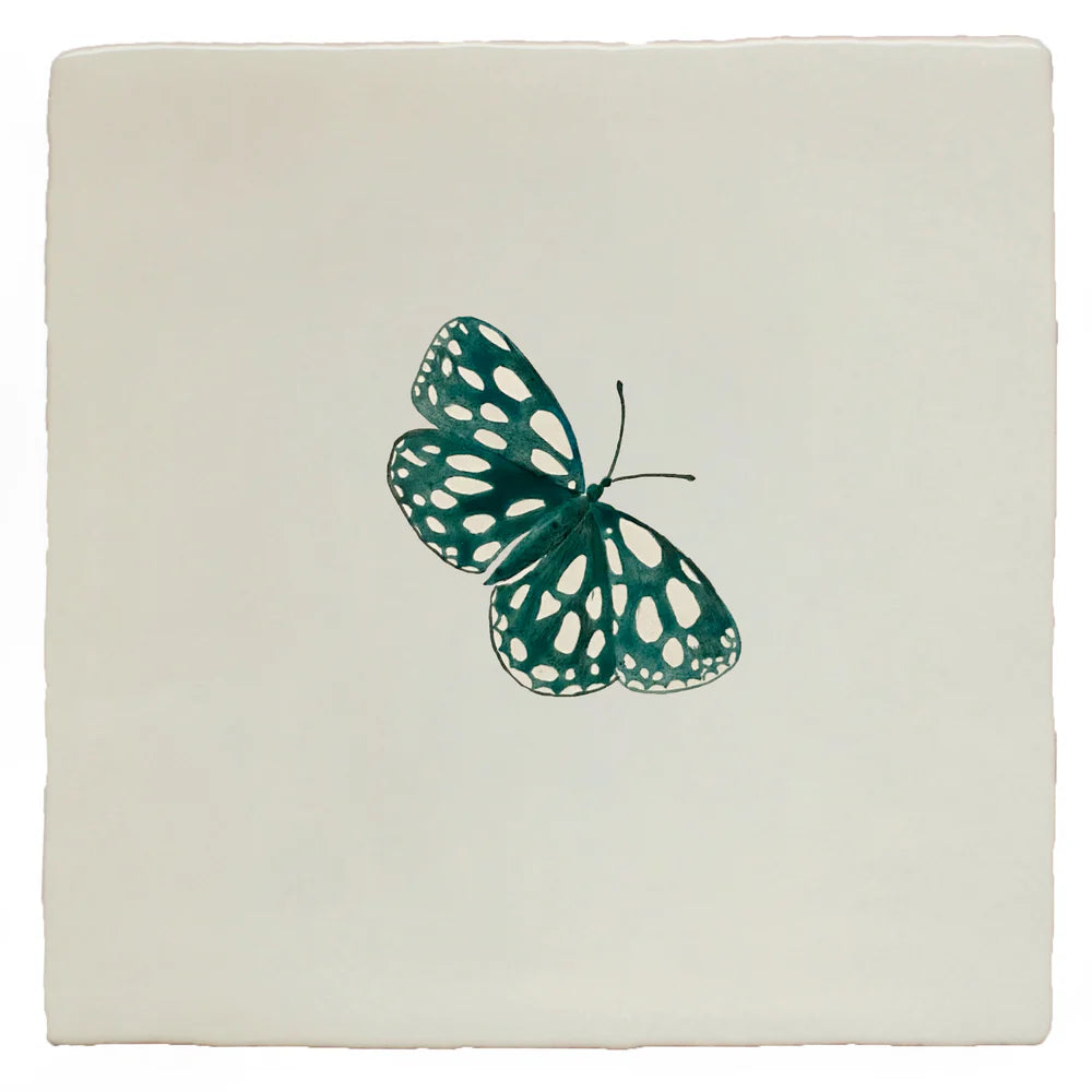 Garden Insects Marbled Butterfly Right 13x13cm