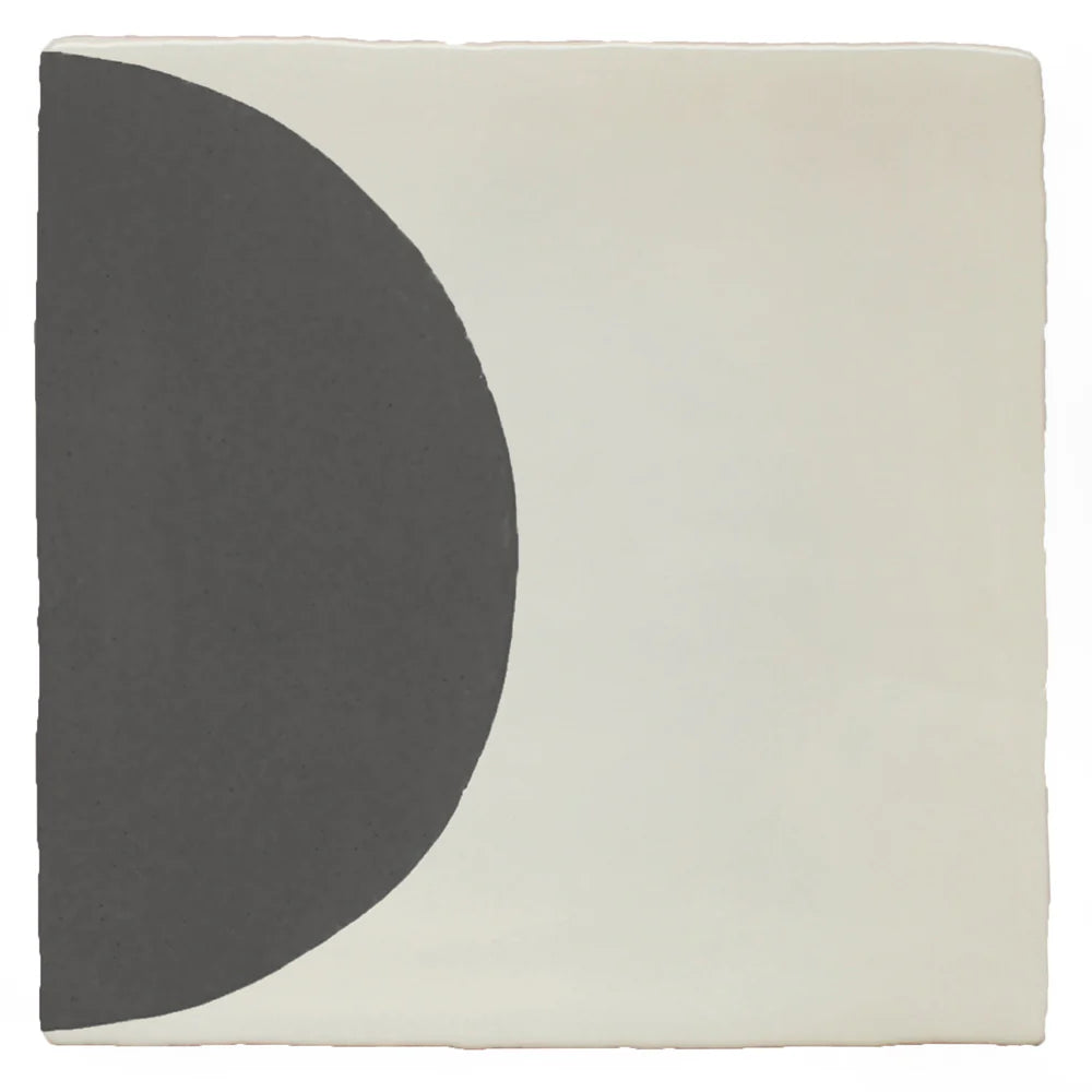 Arc Half Charcoal 13x13cm