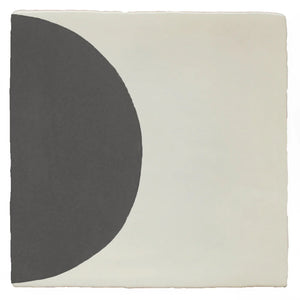Arc Half Charcoal 13x13cm