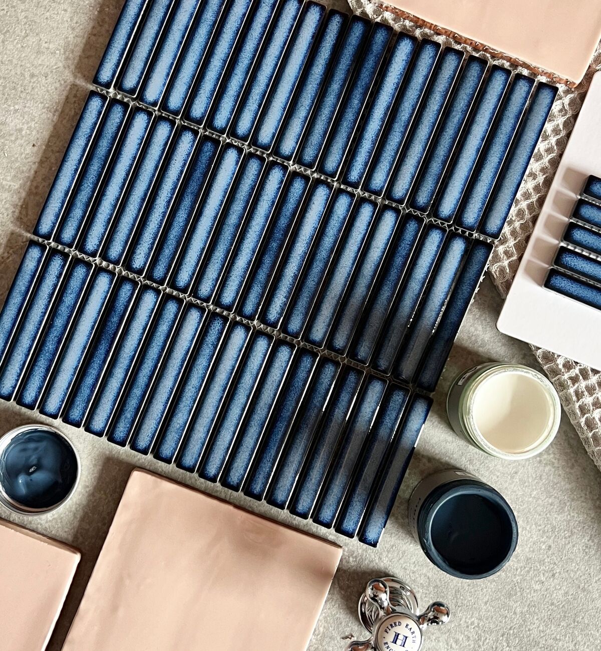 Copenhagen Kit Kat Blue Mosaic 29.6x28.4cm