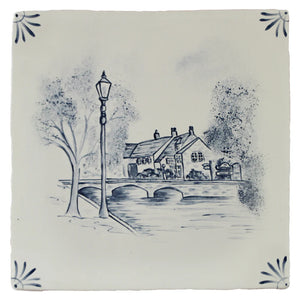 Cotswold Delft Bourton-On-The-Water 13x13cm
