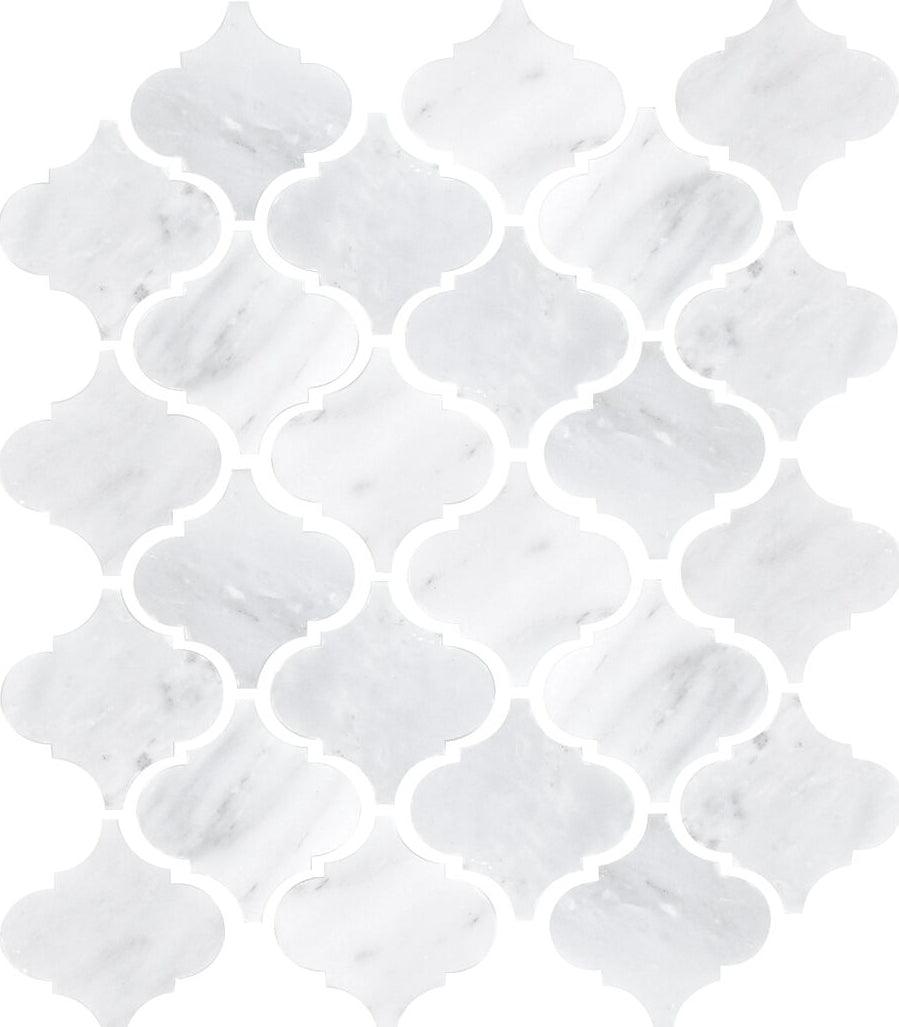 East Hampton Arabesque Marble Mosaic 29.5x34.5cm