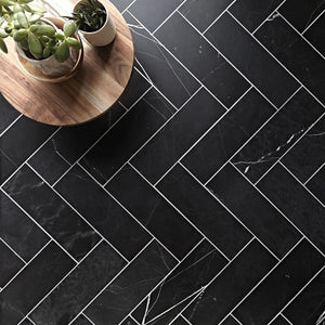 East Hampton Black Marble 9.9x30.5cm